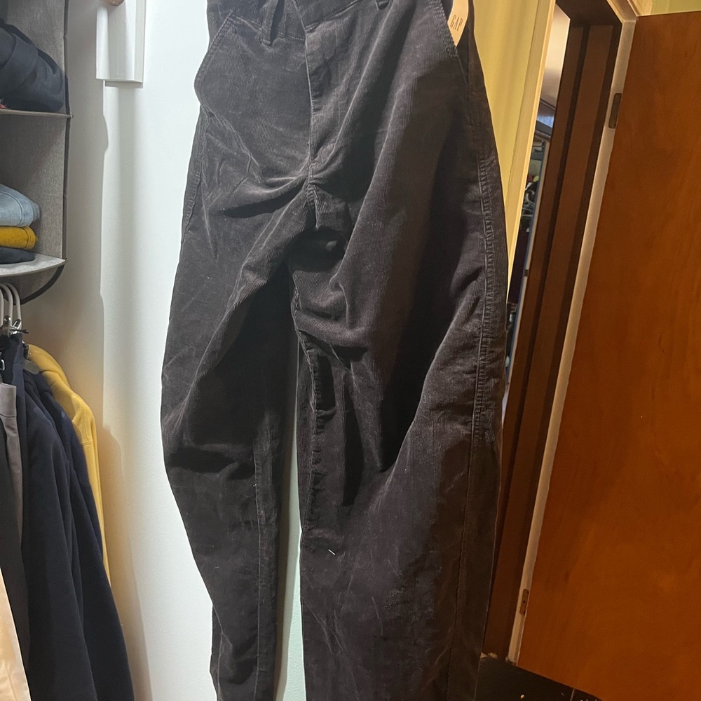 GAP Chocolate Brown Corduroy Pants Relaxed/Loose/Baggy Style